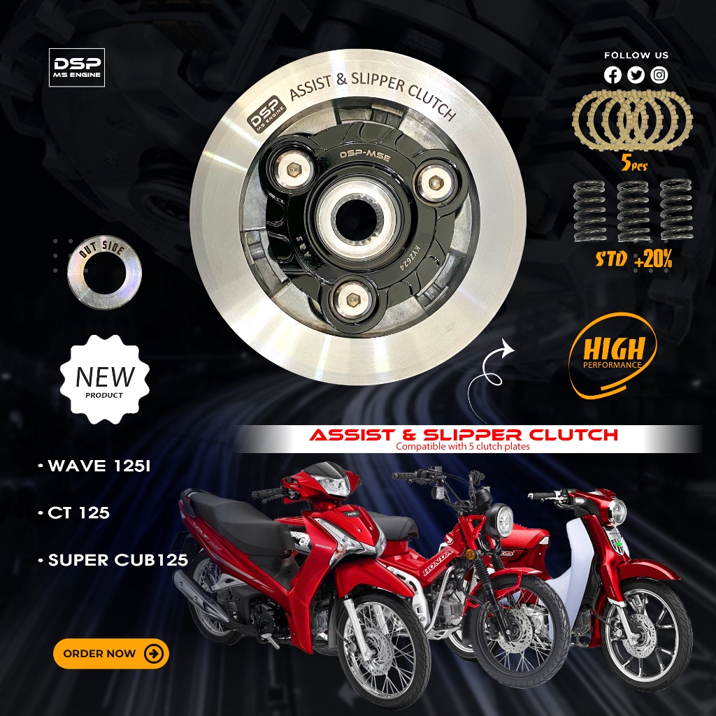 Nồi chống trượt DSP Future 125 Future LED / Future NEO / Future X / Cub 125 / CT 125 / Dax ST 125