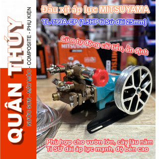 Đầu máy rửa xe áp lực cao mitsuyama - 1hp/1.5hp/2hp - đầu máy rửa xe cao áp dây đai, đầu nén, đầu phun xịt thuốc