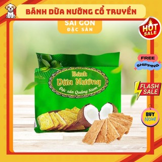 Bánh dừa nướng quý thu, bánh dừa nướng đặc sản quảng nam, bánh dừa sấy giòn