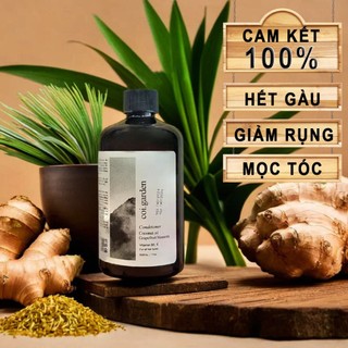 Dầu gội gừng trắc bá diệp mọc tóc giảm rụng tóc nuôi dưỡng nan tóc VƯỜN NHÀ CỘI 500ml