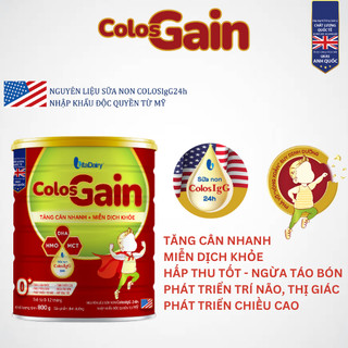 Sữa Colos Gain 0+ 800G (trẻ từ 0-12 tháng)
