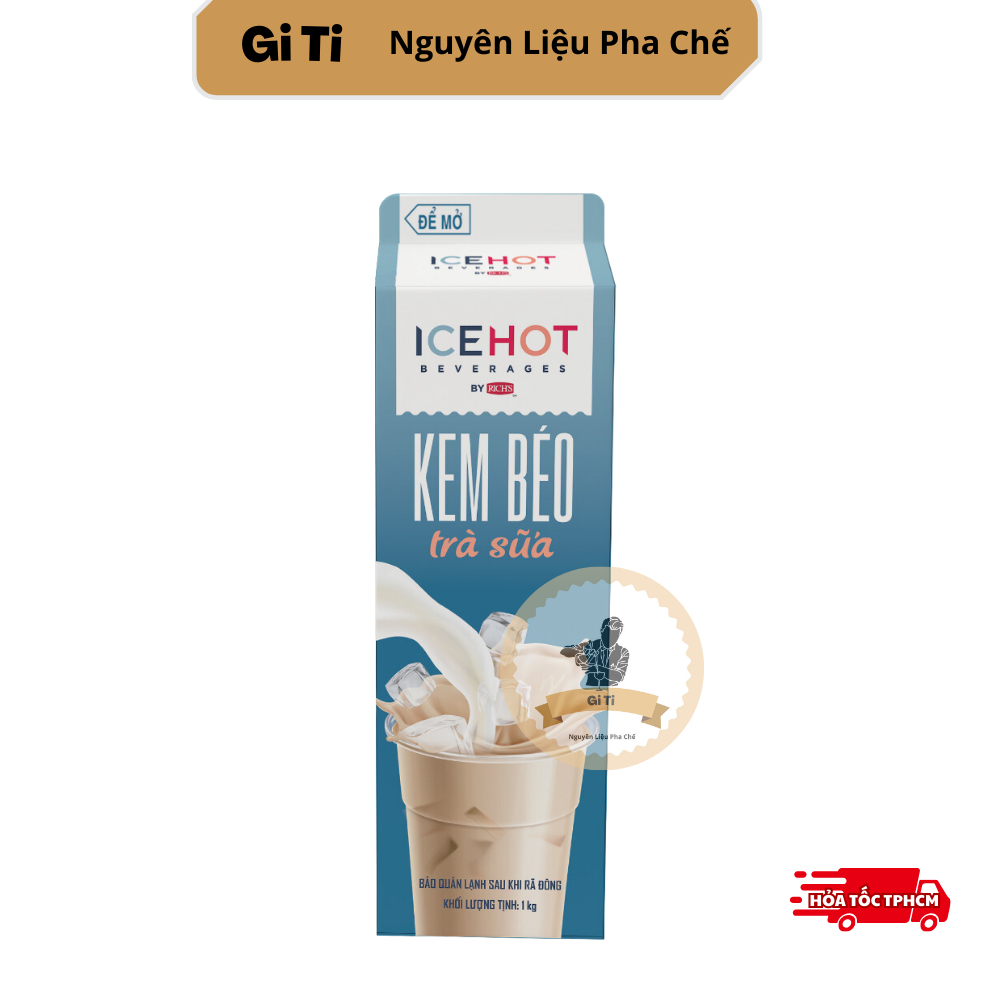 Kem Béo Trà Sữa Icehot Hộp 1Kg
