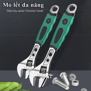 Mỏ lết đa năng BTOOL công cụ cơ khí cán bọc nhựa đầy đủ chống trượt kích thước 8 inch 10 inch 12 inch