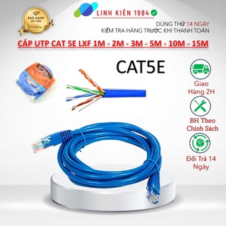 Cáp utp cat 5e lxf 1m - 2m - 3m - 5m - 10m - 15m
