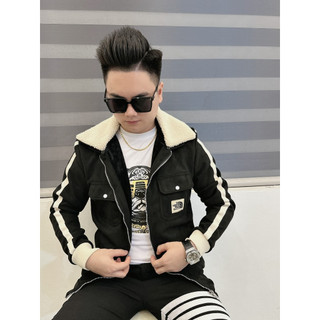 áo khoác da lộn nam cao cấp