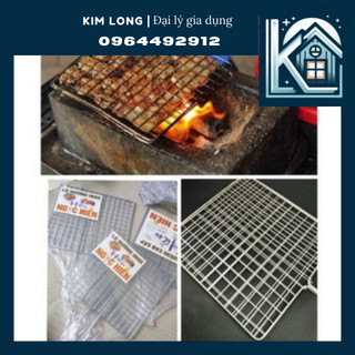 Vỉ kẹp nướng thịt inox ngọc Hiển  chống rỉ