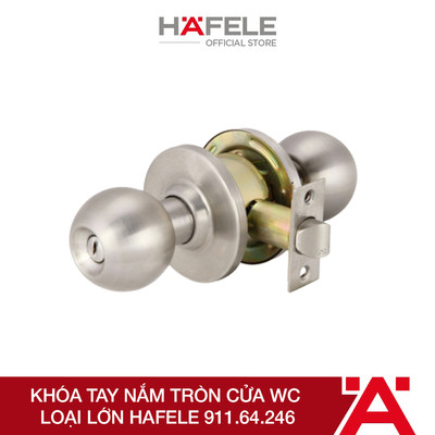 Khóa Tay Nắm Tròn Cửa WC Loại Lớn Hafele BS70MM - 911.64.246
