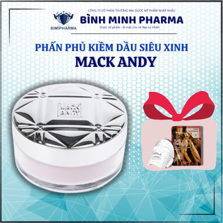  Phấn phủ kiềm dầu MACK ANDY - Phấn MACK ANDY che khuyết điểm làm sáng da dưỡng ẩm chống thấm nước 