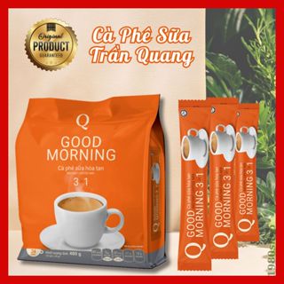 Cà phê sữa Good Morning Trần Quang 480g cafe mix 3 in 1 (bịch 24 gói * 20g)