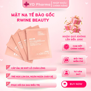Mặt Nạ Giấy Nhau Thai Cừu Nhật Bản Rwine Beauty Cấp Ẩm, Tái Tạo Collagen| YD Pharma