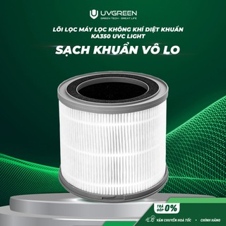 Màng lọc hepa h13 diệt khuẩn cho máy lọc không khí uvgreen ka350 ft - bộ lọc 3 lớp, lọc sạch bụi mịn