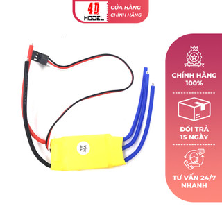 Esc 30a brushless xxd 30a full jack dùng chế tạo máy bay điều khiển, tàu xe điều khiển - 4dmodel