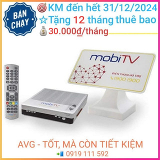 Trọn bộ Đầu thu truyền hình An Viên dùng Ăng-ten Kỹ thuật số mặt đất, xem truyền hình chuẩn HD