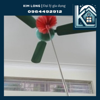 Chổi quét mạng nhện cán inox 3m