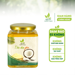 Dầu Dừa Ghee Lên Men Tách Lạnh Tinh Khiết  VietHealthy 500ml