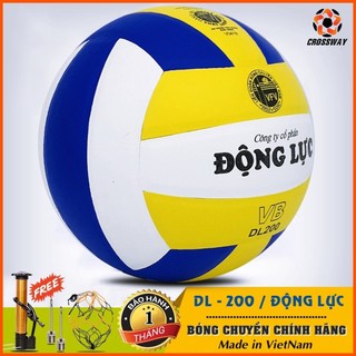 Quả Bóng Chuyền Da Động Lực Chính Hãng King Ball Banh Bóng Chuyền Thăng Long Nam Nữ Trẻ Em Thi Đấu Tập Luyện Ngoài Trời