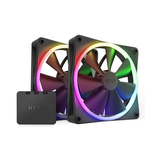 Fan case nzxt f140rgb black / white - twin - hàng chính hãng