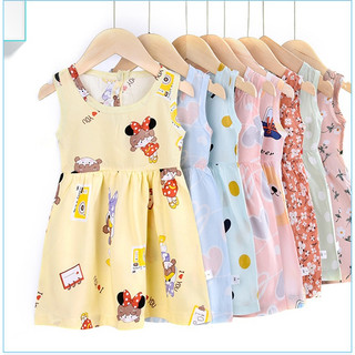 Váy/Đầm mùa hè cho bé gái, Váy/Đầm tole chất vải lanh siêu mát cực đẹp cho bé giá rẻ