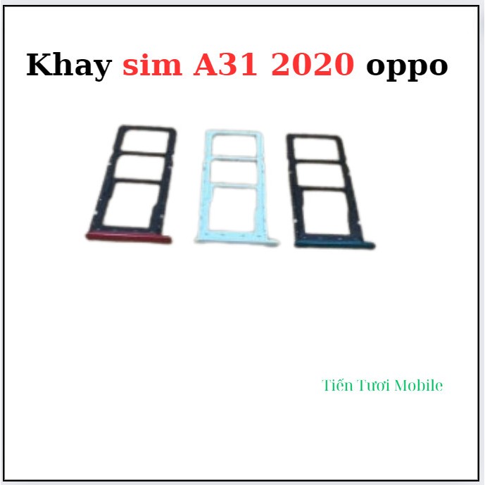Khay sim A31 2020 oppo,thay thế