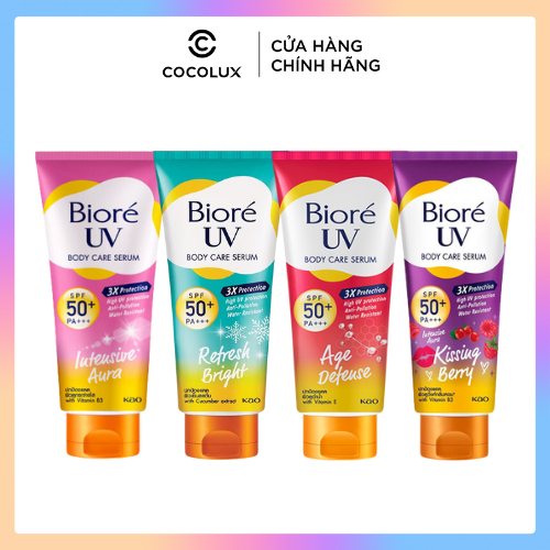 Serum Chống Nắng Bioré Refresh Bright Dưỡng Thể