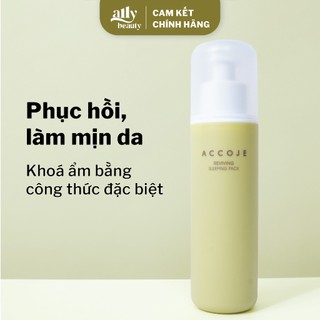 Mặt nạ ngủ phục hồi da Accoje Reviving Sleeping Pack 130ml