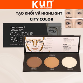  Phấn Tạo Khối City Color 3 ô Contour Effects 100g Chính Hãng US KUN 