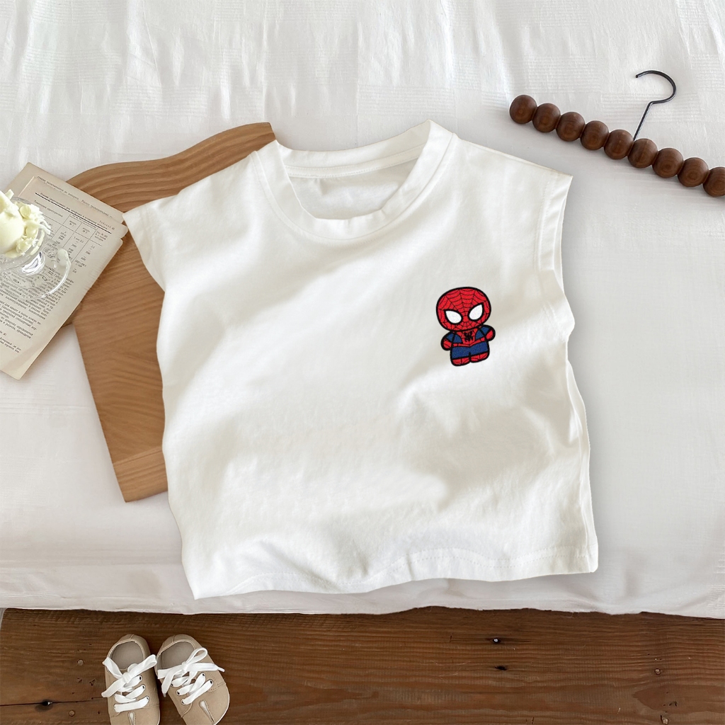 Áo thun trẻ em sát nách Elio, áo thun sát nách cho bé 7kg đến 30kg TANKTOP47