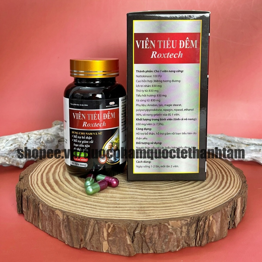 Viên tiểu đêm hỗ trợ giảm các triệu chứng tiểu đêm, tiểu nhiều lần, tiểu không tự chủ do thận kém - 30 viên