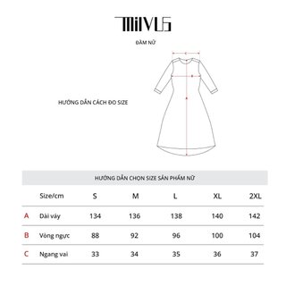 Đầm Nữ Milvus LZGD037WW11