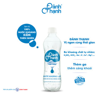 Thùng 24 chai ước Khoáng Thiên Nhiên Có Ga Đảnh Thạnh 430ml (Đảnh Thạnh Lạt)