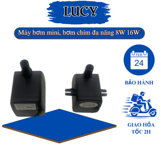 Máy bơm mini, bơm chìm đa năng 8W 16W dùng cho lọc thác, bể cá thủy sinh