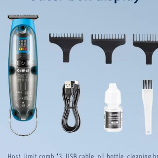 Tông Đơ Chấn Viền Sắc Nét Kemei KM 2258 Nhỏ Gọn Tiện Lợi Có Thể Khắc Tóc