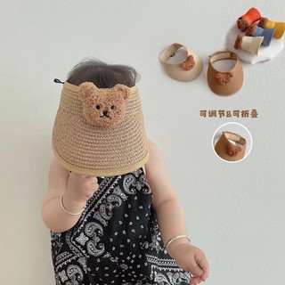 Mũ cói nửa đầu cho bé gái- Bế bế