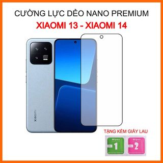 Cường lực xiaomi 13, xiaomi 14, cường lực dẻo 9h+