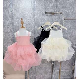 Váy Hai Dây Bé Gái - Váy/Đầm 2 Dây Bồng Bềnh Chubby Store Cho Bé Gái Mùa Hè Xinh Xắn