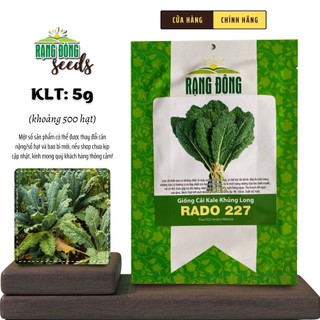 Hạt giống Cải Kale Khủng Long Rado 227 giống Cải Xoăn Kale khổng lồ - Rạng Đông Seeds