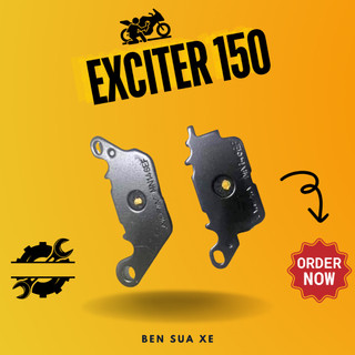 Má phanh đĩa trước Exciter 150 hộp trắng
