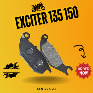 Má phanh đĩa sau Exciter 135 150 hộp trắng