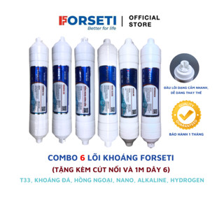Bộ lõi lọc chức năng Forseti dùng cho máy lọc nước RO (tặng kèm cút nối, dây dẫn)