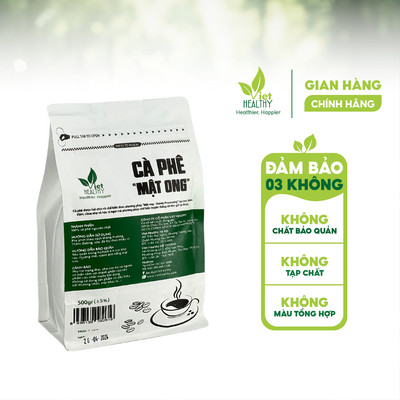 Cà Phê "Mật Ong" Viet Healthy Nguyên Chất - Túi 500g