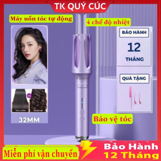 Máy Uốn Tóc Xoăn Tự Động 4 Chế Độ Mai Đỗ ,FAERS PLUS / SeeMee Nhiệt lớp phủ gốm sứ bảo vệ tóc khi tạo kiểu .