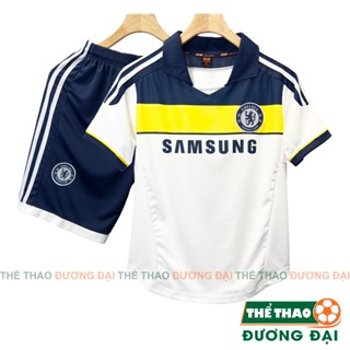 Quần Áo Bóng Đá, Đồ Đá Banh Chelsea Trắng 2011 2012 Thun Mè Cao Cấp Thoáng Khí Thể Thao Đương Đại