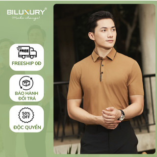 Áo Polo Seamless 8APCB405VAB Biluxury Bền Màu, Chống Nhăn, Co Giãn