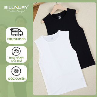 Áo Ba Lỗ Biluxury Áo Thun Tank Top Cotton 8ABLB002 - 8ABLB001 Mềm Mịn, Thoáng Mát, Co Giãn