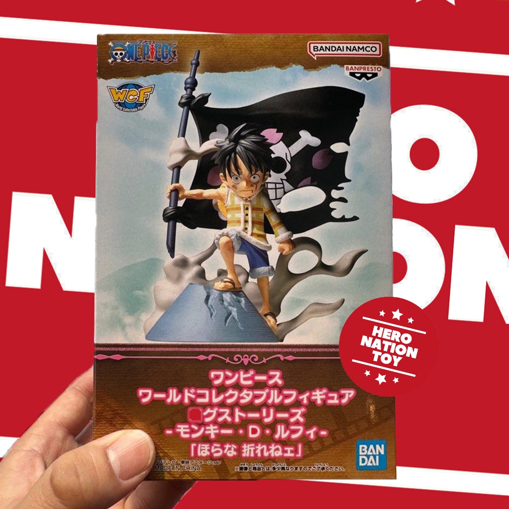 [CHÍNH HÃNG] Mô Hình One Piece WCF - Log Stories Monkey D Luffy cầm cờ