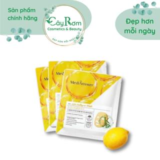 Mặt nạ thạch vàng Filler Collagen 83% Medianswer 25ml 1 hộp 5 miếng dưỡng da Cây Rơm Cosmetics