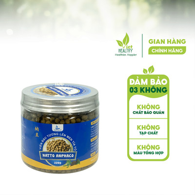 Viên Natto Đậu Tương Lên Men Tía Tô 220g Viet Healthy