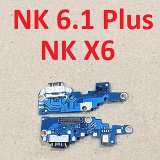 Cụm chân sạc nokia x6 - nokia 6.1 plus charger port usb bo main sạc linh kiện thay thế