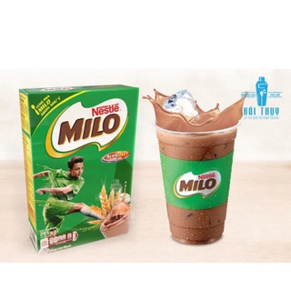 Thức Uống Lúa Mạch Nestle' Milo Active-Go dạng bột pha sẵn - Hộp 285G thơm ngon cho bé năng động