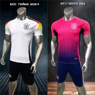Áo Bóng Đá Đội Tuyển Đức Trắng EURO 2024 Mới Nhất - Thun Cao Cấp